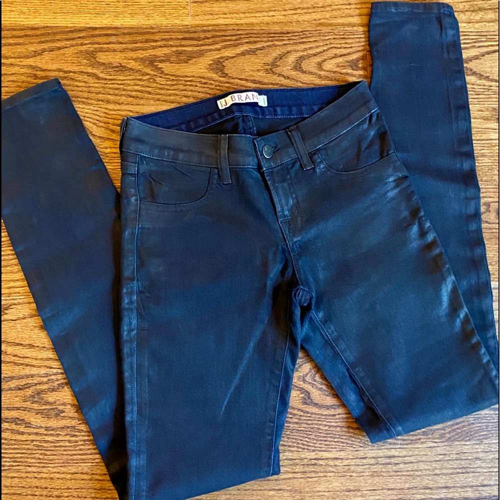 J Brand Coated Skinny Jeans in Glory Sz 26 NWOT - Picture 2 of 12